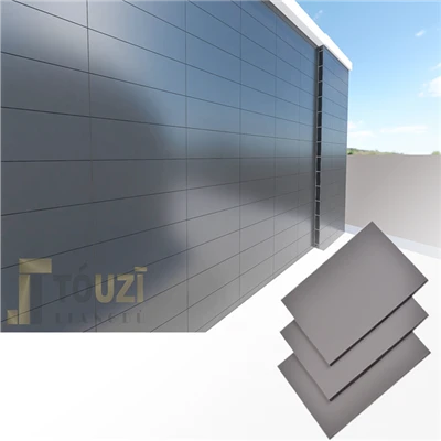 Potongan Panel Dinding Aluminium|Kemasan Rumput / Kemasan Champagne